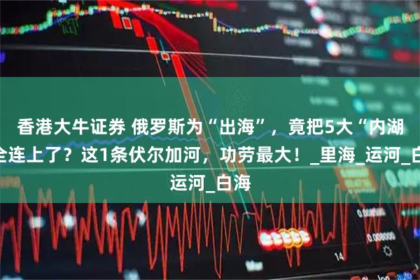 香港大牛证券 俄罗斯为“出海”，竟把5大“内湖”全连上了？这1条伏尔加河，功劳最大！_里海_运河_白海